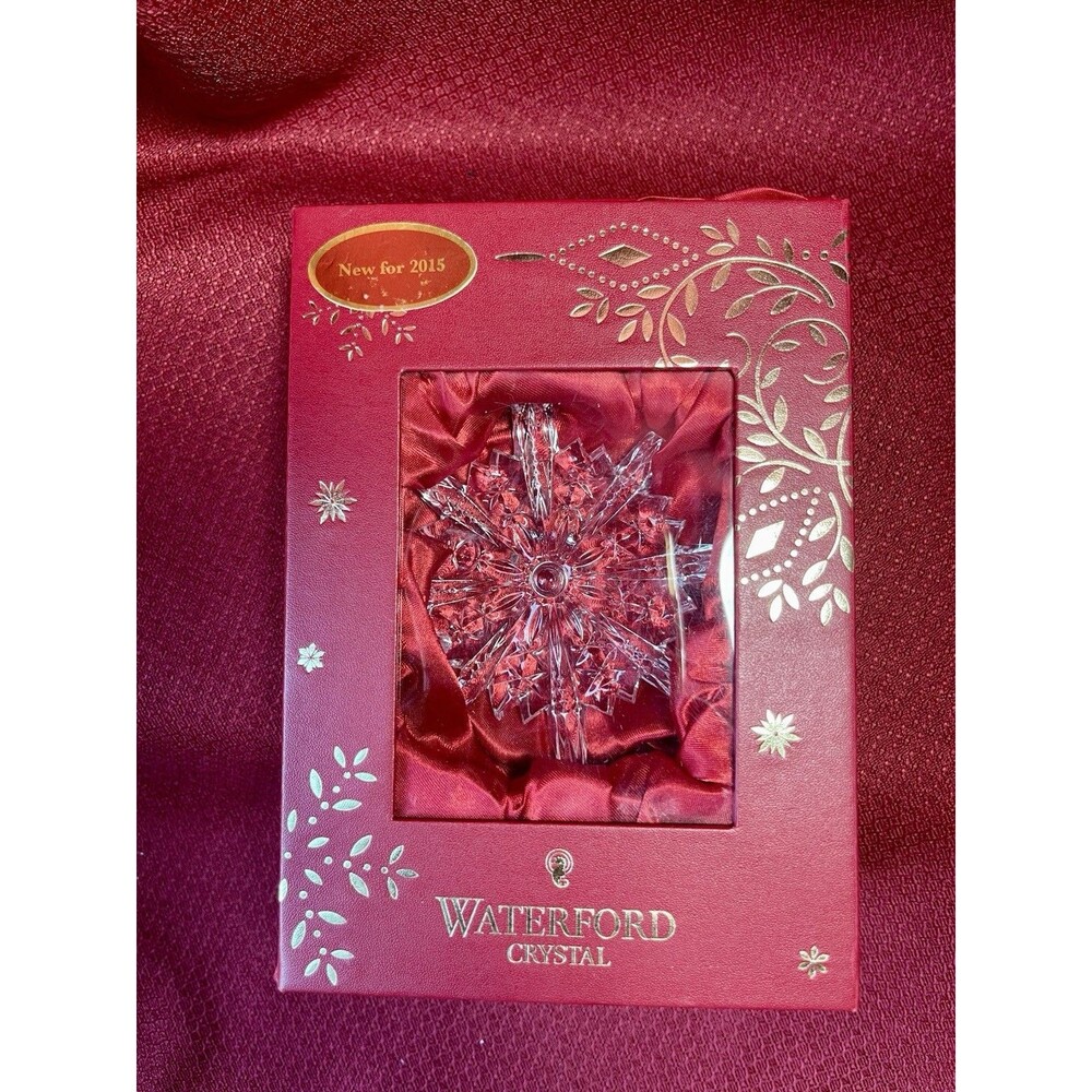 Waterford Crystal 2015 Annual Snowstar Ornament (Model 40005038)